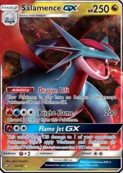 POKEMON 44 / 70 Salamence-GX-Ultra Rare