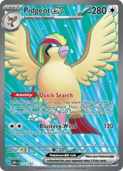 POKEMON 217/197 Pidgeot Ex - Ultra Rare