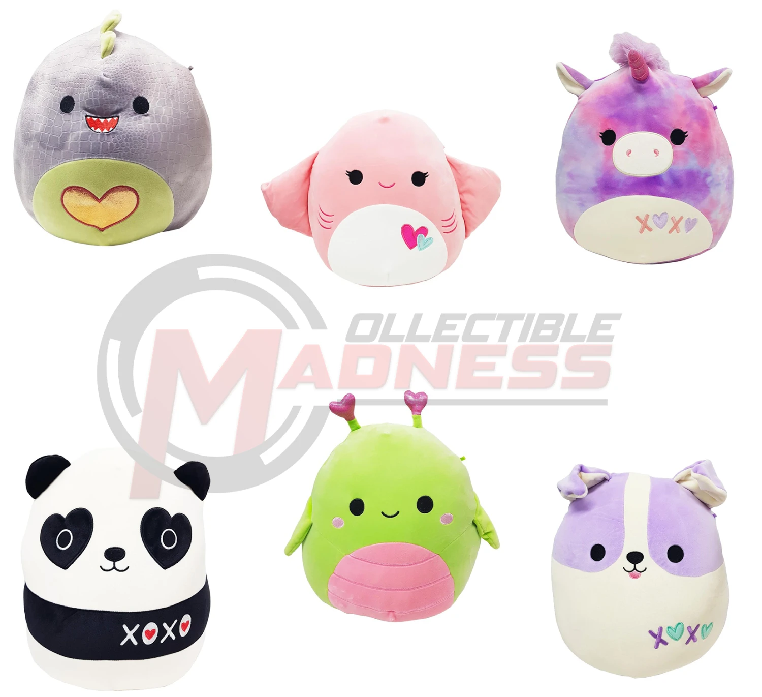 SQUISHMALLOWS 12" Heart Assortment B