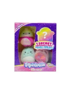 SQUISHMALLOWS SQUISHVILLE - Mini Plush (Squishville Mini Squishmallow 4 Pack)