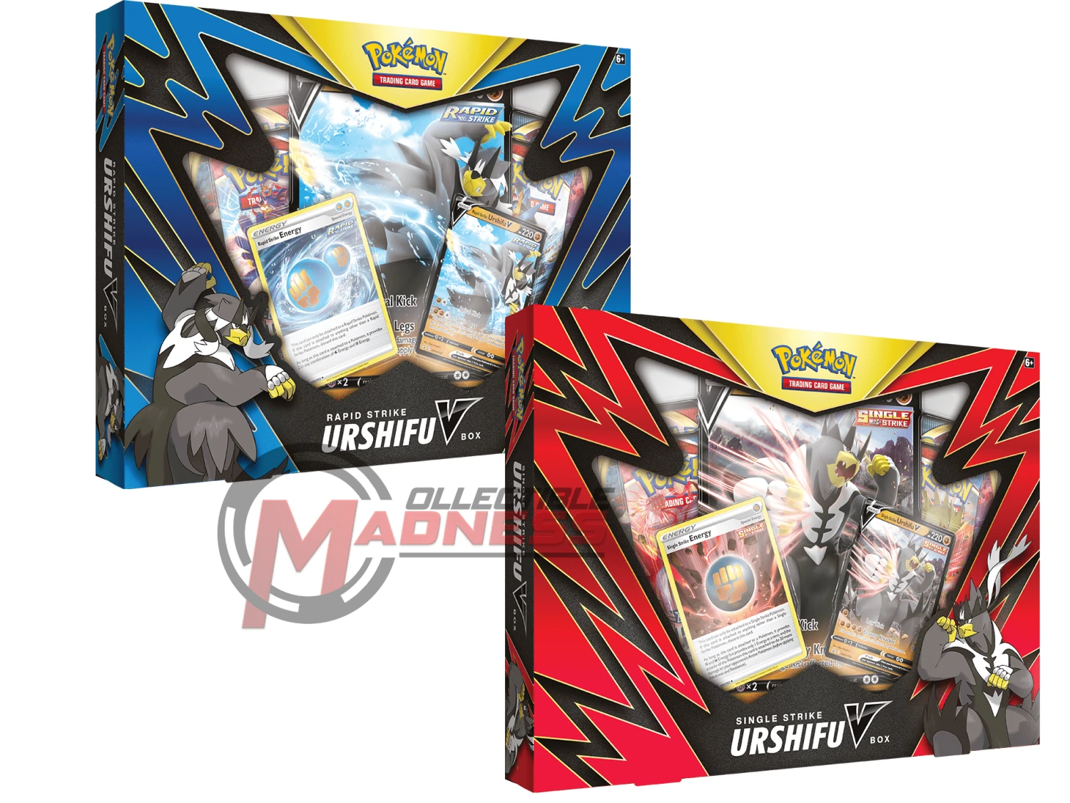 Pokemon - TCG - Single Strike & Rapid Strike Urshifu V Boxes