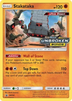 POKEMON SM180 Stakataka Basic
