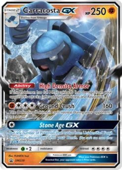 POKEMON SM239 - Sun And Moon Promo Carracosta GX