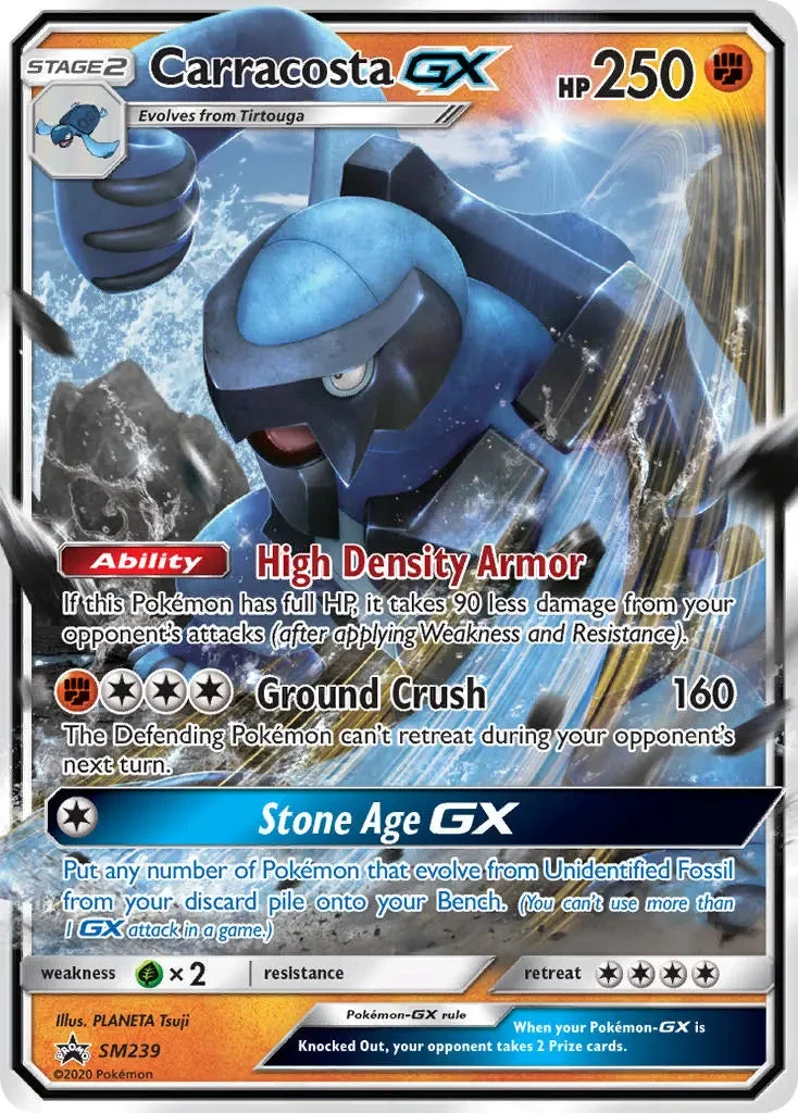 POKEMON SM239 - Sun And Moon Promo Carracosta GX