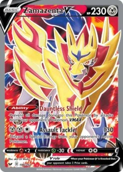 POKEMON 196 / 202 Zamazenta V - Ultra Rare