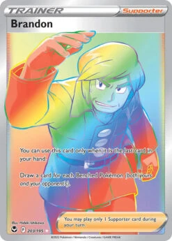 POKEMON 203/195 Brandon - Rare Rainbow