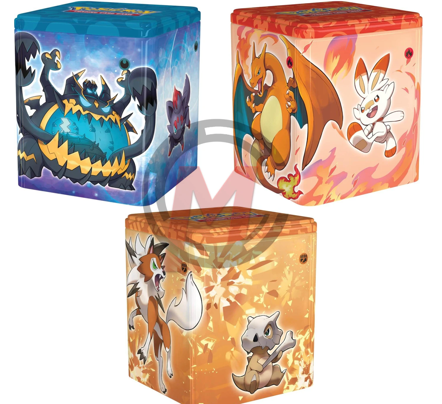 Pokemon - TCG - Stacking Tin Fighting/Fire/Darkness